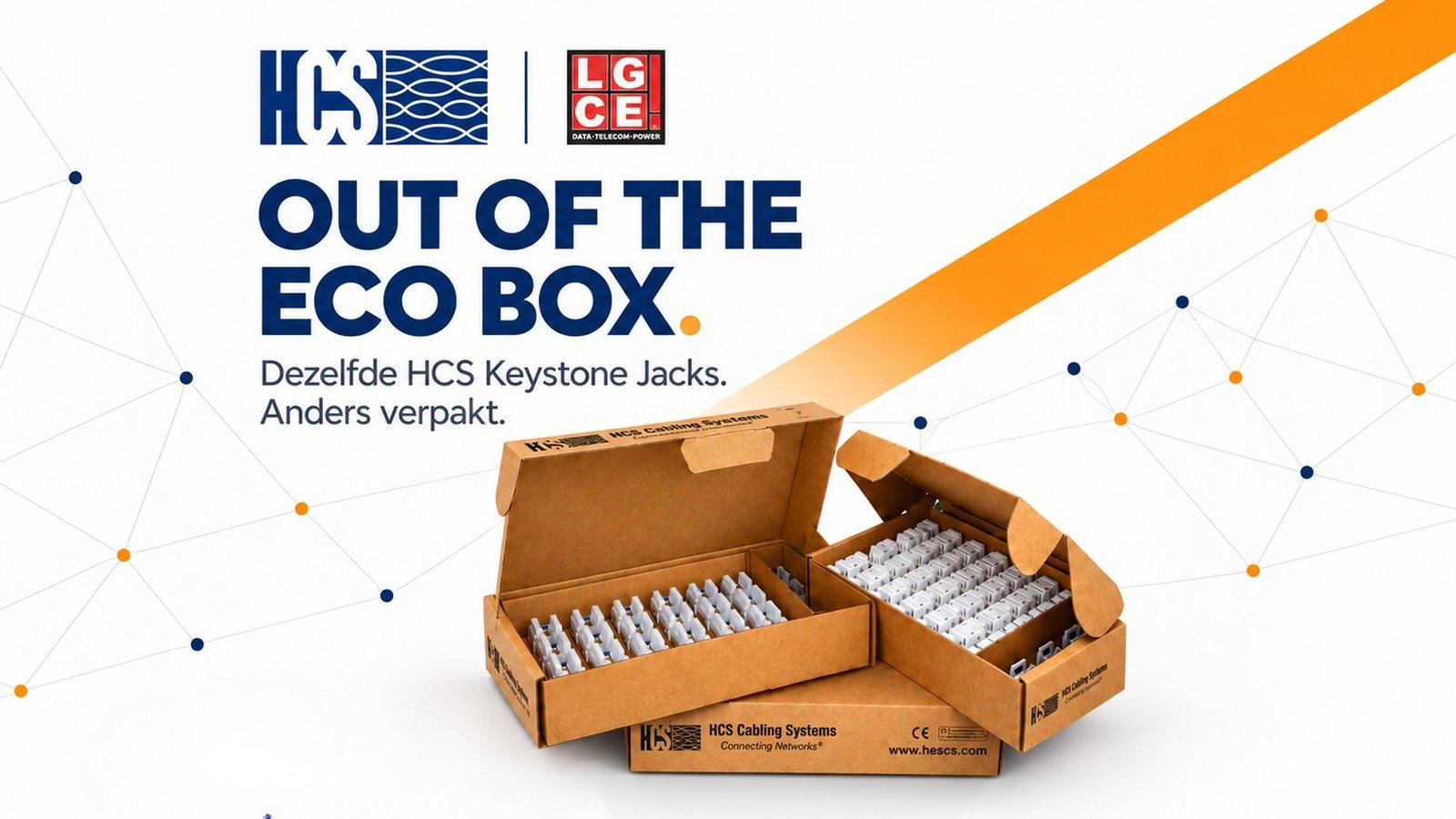 Nachhaltige Verpackung für HCS Keystone Jacks