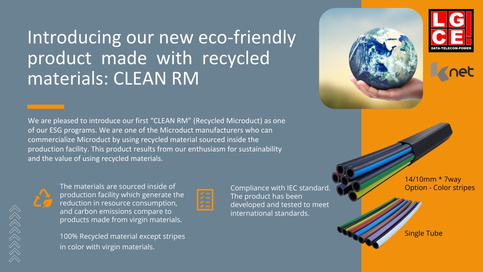 LGCE stellt Recycled Microduct vor