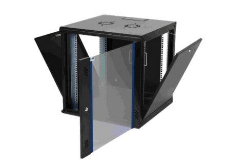 DataRack 27 Wandgehäuse fest 1-teilig 12U 600x600mm Schwarz