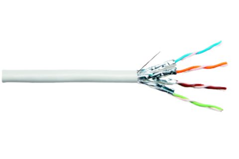 4x2x23# Cat6A U/FTP LSOH Grijs 500m Haspel CPR:
