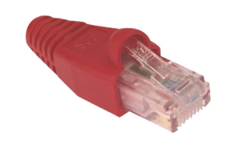 Thule Rood RJ-45 voor Cat6  ronde kabel zakje a 50 (detail)