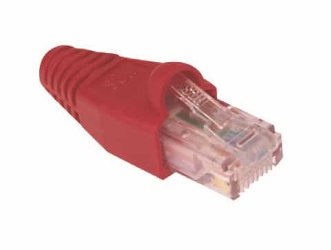 Thule Rood RJ-45 voor Cat6  ronde kabel zakje a 50 (detail)