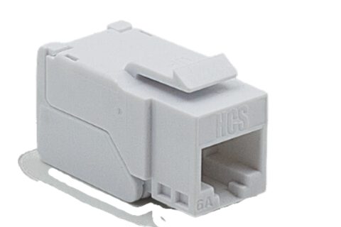 Keystone Cat6A UTP 8P8C RJ-45 Werkzeugloser Konfektionerung