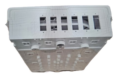 LWL-Wandverteiler Indoor, 24 Spleiße, 6x SC Duplex