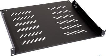 Fachboden 450mm Tiefe Schwarz 19"
