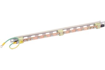 DataLine Kupfererdungsschiene 45cm für Schränke 19"