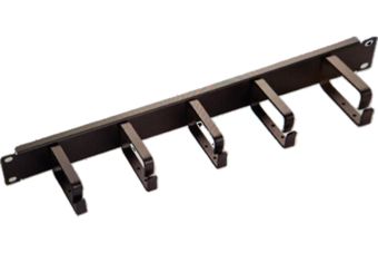 DataLine Kabelführungspanel 5 Bügel 19" 1HE Stahl RAL9005
