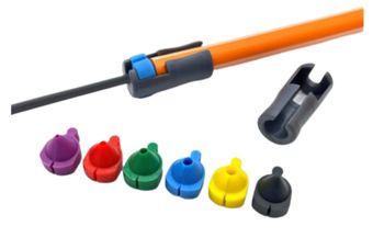Gasblock  5 mm / Kabeldurchmesser 1.6 mm Set 100 St
