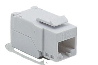 Schachtel/50 Keystone Cat6A UTP 8P8C RJ-45 Werkzeuglos 90°