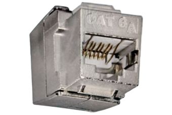Small Keystone HCS 8P8C RJ-45 toollos
 geschirmter Cat6a