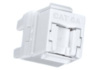 Keystone Cat6e UTP 8P8C LSA+/110 IDC T568 A/B Schwarz