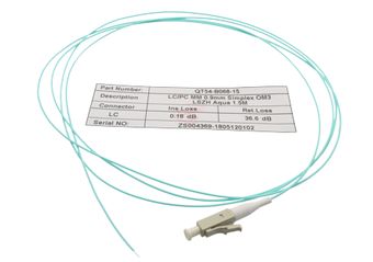 LC Pigtail MM OM3 50/125 µm 1,5 Meter
