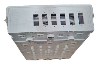 LWL-Wandverteiler Indoor, 24 Spleiße, 6x SC Duplex