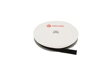 Klettband Velcro™ 20mm ONE-WRAP Material Schwarz Rolle 25m