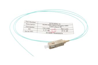 Faserpigtail MM 50/125µm OM3 SC Simplex 1,5 Meter
